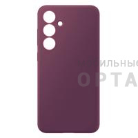 Чехол силикон COVER, бархатная подкладка в упаковке, Honor X7b, фиолетовый