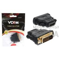 Переходник VCOM HDMI 19F to DVI-D 25M, позолоч. контакты <VAD7818> (1/500)