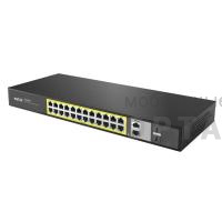 Коммутатор NETIS P124GH, 24-портовый неуправляемый PoE (1/20)