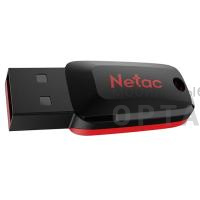 Флешка USB 64GB  Netac  U197 mini  чёрный/красный