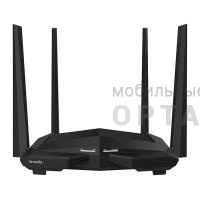 Двухдиапазонный  гигабитный AC роутер Tenda AC10, 1200Мбит/с, 4*5дБи антенны, MU-MIMO, Beamforming+, 3 Гигабитных LAN порта, 1 WAN GE порт