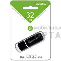 Флешка USB 32 Гб Smartbuy  Crown  чёрный