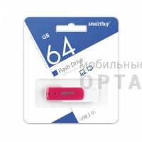 Флешка USB 64 Гб Smartbuy  Diamond  розовый