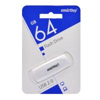 Флешка USB 64Gb SmartBuy Scout, USB 2.0, белый