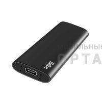 Жесткий диск SSD Netac 128 GB Z SLIM черный, USB 3.2 Gen 2, Type-C External, R/W - 510MB/440 MB/s