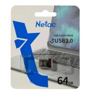Флешка USB 64 Гб Netac UM81, USB2.0, черный