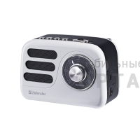 Радиоприёмник DEFENDER Signal 5Вт FM/AM/SW/BT/USB/TF/1200мАч, черно-белый (1/27)