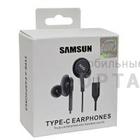 Orig Samsung, наушники проводные AKG Type-c Earphones, черные