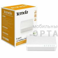 Неуправляемый коммутатор Tenda S105, 5 портов, до 100 Мбит/с, 1 Гбит/сек, Auto MDI/MDIX (1/120)