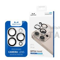 Защита на камеру, KEEPHONE OPTIX FRAME CAMERA GLASS iPhone 16 PRO/16 PRO MAX