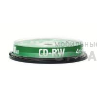 Диск MIREX CD-RW 700Мб 4X-12X Cake box 10 (10/300)