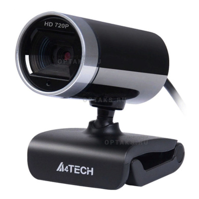 Веб-камера A4 PK-910P черный 2Mpix (1280x720) USB2.0 с микрофоном